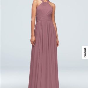 David’s Bridal BRIDESMAID Dress NWT Style F19931 Quartz SIZE 10